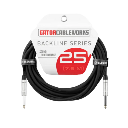 Gator Cableworks Backline Series 1/4 Speaker Cable - 25ft