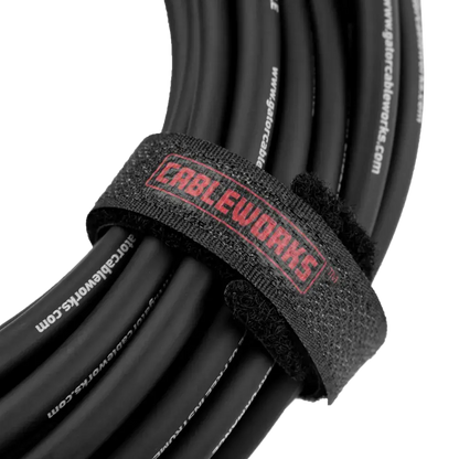 Gator Cableworks Headliner Series Instrument Cable - 10ft - Quiet Connect - Right Angle