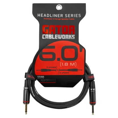 Gator Cases Headliner Series Speaker Cable - 6ft
