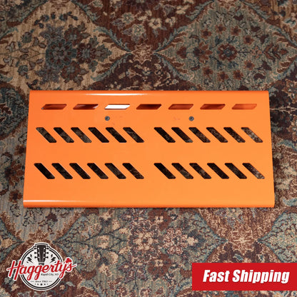 Gator GPB-BAK-ORG Large Pedal Board - Orange Aluminum with Gig Bag - Used