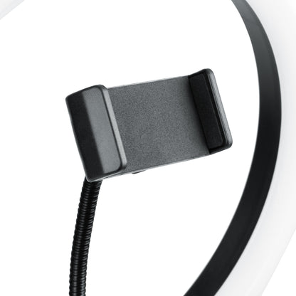 Gator Ring Light Round Base Desktop Stand With Phone Clamp