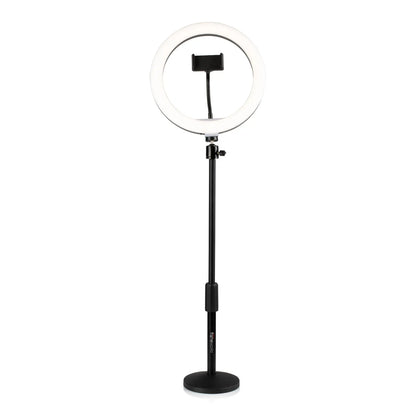 Gator Ring Light Round Base Desktop Stand With Phone Clamp