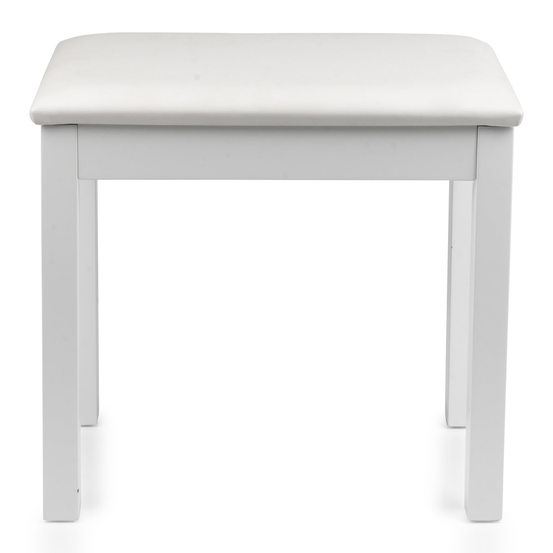 Gator Traditional Wooden Piano Bench In White