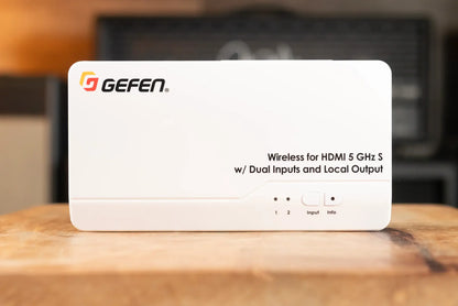 Gefen Wireless HDMI Extender 5 GHz with Dual Inputs & Local Out EXT-WHD-1080P-LR-CO - Used