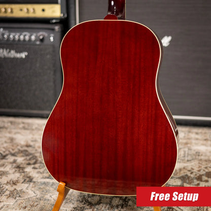 Gibson J-160E Original Acoustic/Electric Guitar - Vintage Sunburst with Hardshell Case