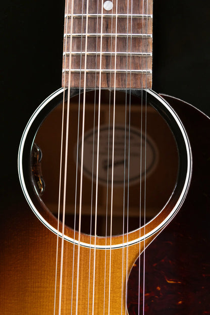 Gibson J-45 Standard 12-String Acoustic/Electric Guitar - Vintage Sunburst with Hardshell Case