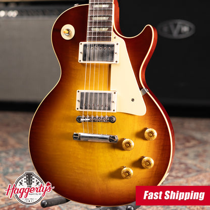 Gibson Custom Shop Les Paul 1958 Historic Collection 70th Anniversary Electric Guitar - Iced Tea Burst with Hardshell Case - Used