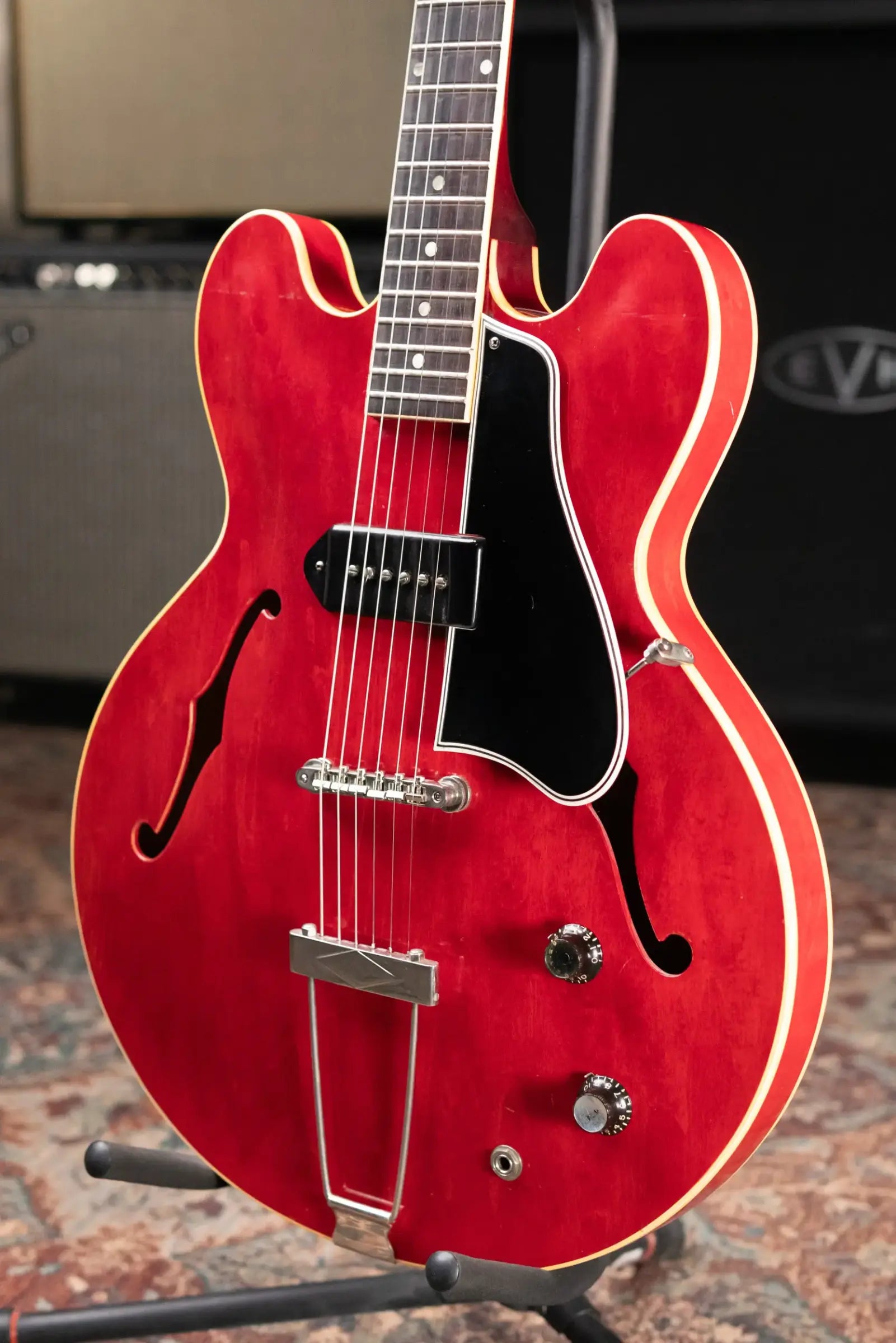 Gibson 1961 ES-330TC Thinline Hollow Body Electric Guitar Cherry with Hardshell Case - Used