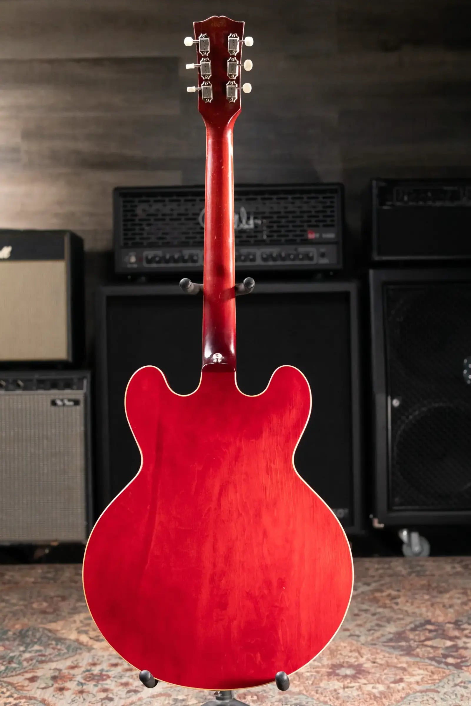 Gibson 1961 ES-330TC Thinline Hollow Body Electric Guitar Cherry with Hardshell Case - Used