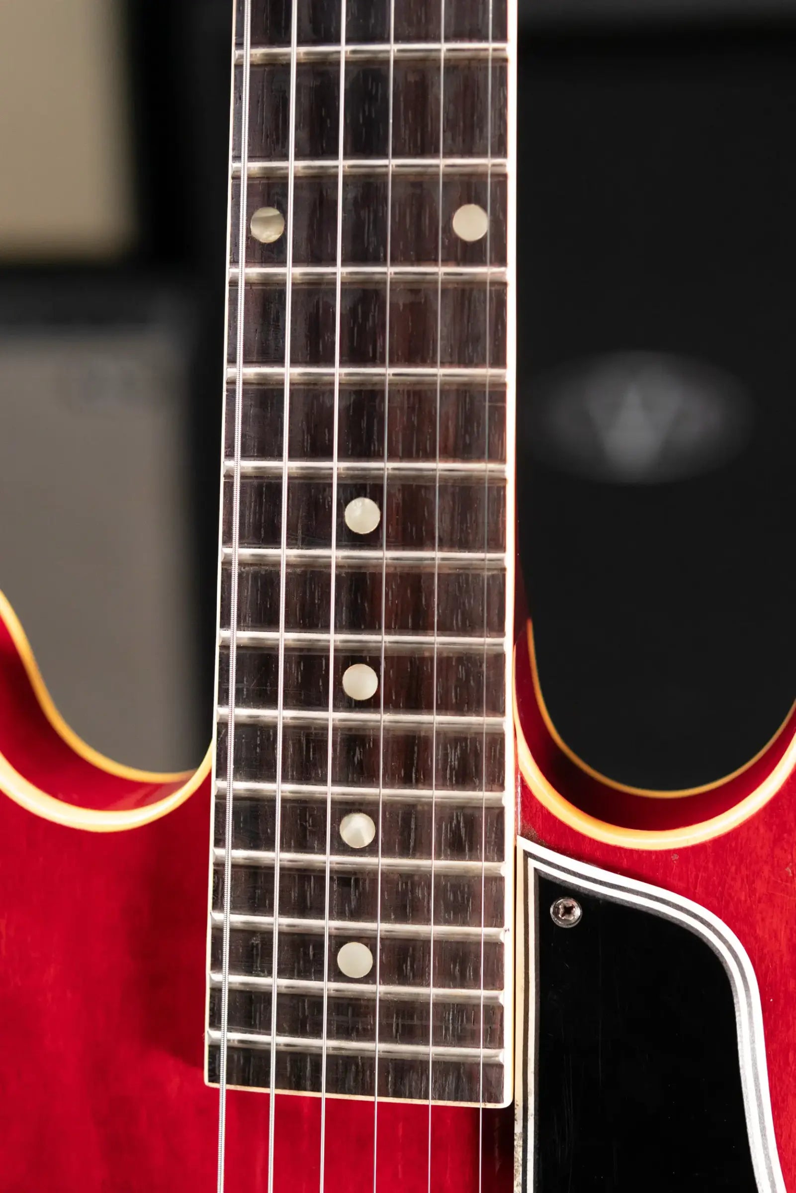 Gibson 1961 ES-330TC Thinline Hollow Body Electric Guitar Cherry with Hardshell Case - Used