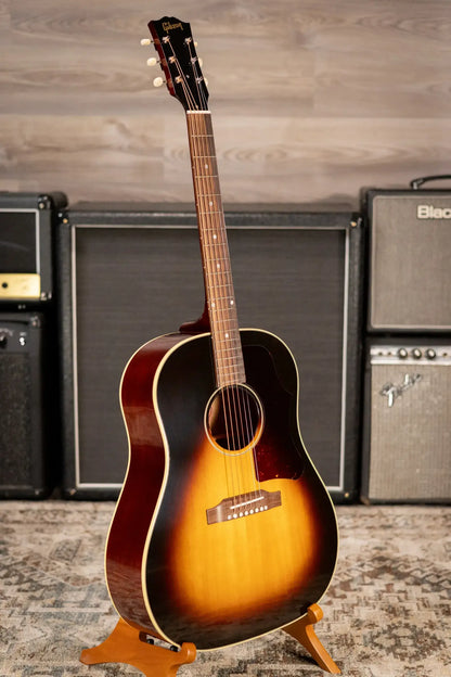 Gibson 50s J-45 Original Dreadnought Acoustic/Electric Guitar - Vintage Sunburst with Hardshell Case
