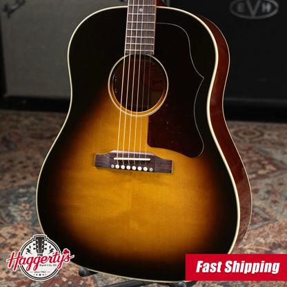 Gibson 50s J-45 Original Dreadnought Acoustic/Electric Guitar - Vintage Sunburst with Hardshell Case