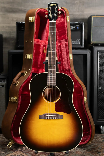 Gibson 50s J-45 Original Dreadnought Acoustic/Electric Guitar - Vintage Sunburst with Hardshell Case