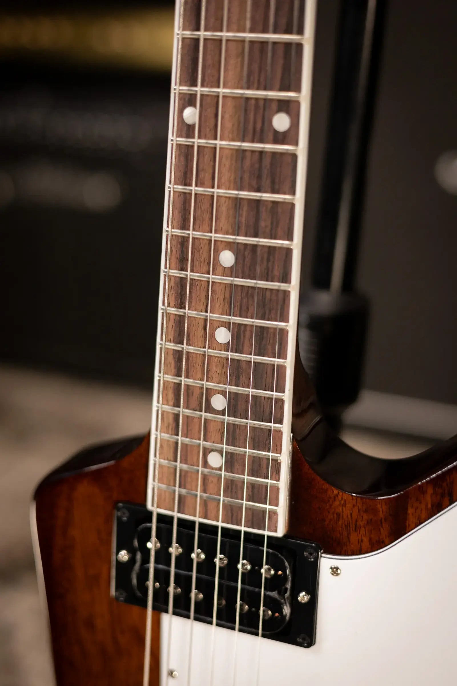 Gibson 70s Explorer Electric Guitar - Dark Walnut with Hardshell Case