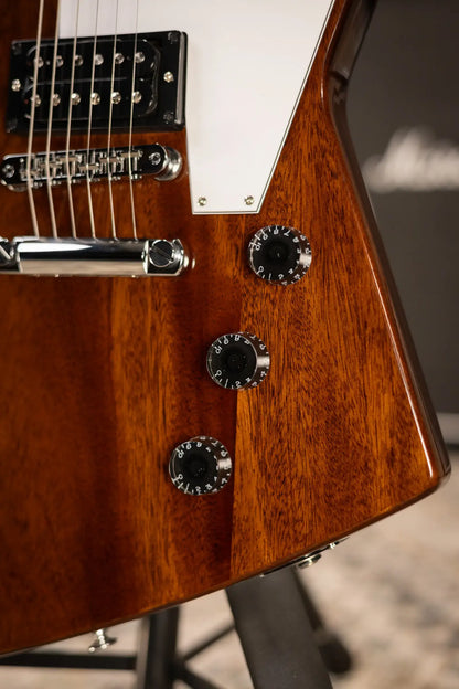 Gibson 70s Explorer Electric Guitar - Dark Walnut with Hardshell Case