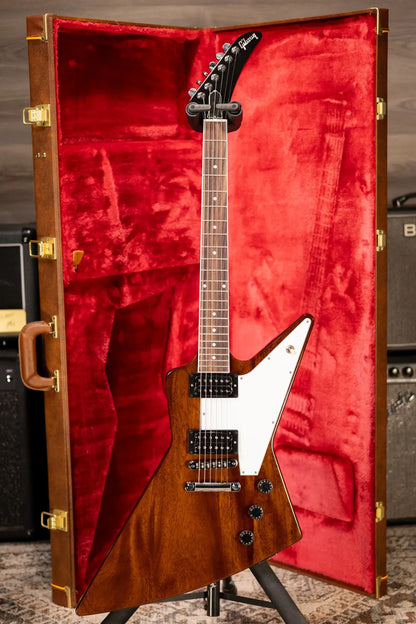 Gibson 70s Explorer Electric Guitar - Dark Walnut with Hardshell Case
