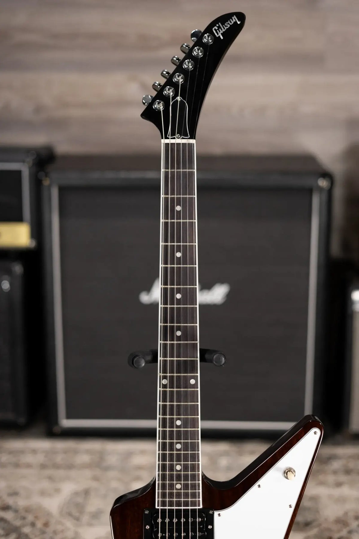 Gibson 70s Explorer Electric Guitar -  Dark Walnut with Hardshell Case