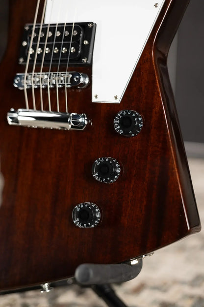 Gibson 70s Explorer Electric Guitar -  Dark Walnut with Hardshell Case