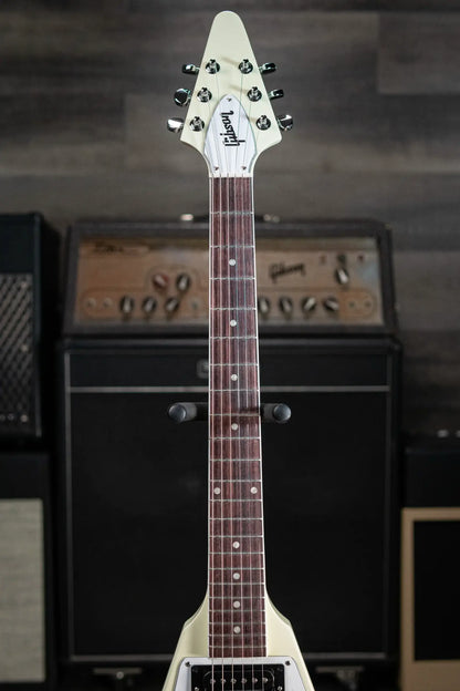 Gibson 70s Flying V Electric Guitar - Classic White with Hardshell Case