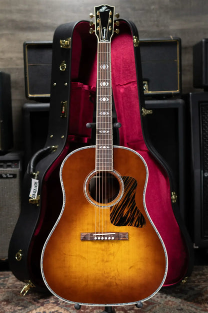 Gibson Advanced Jumbo Anniversary Limited Edition Acoustic/Electric Guitar - Cremona Burst with Hardshell Case