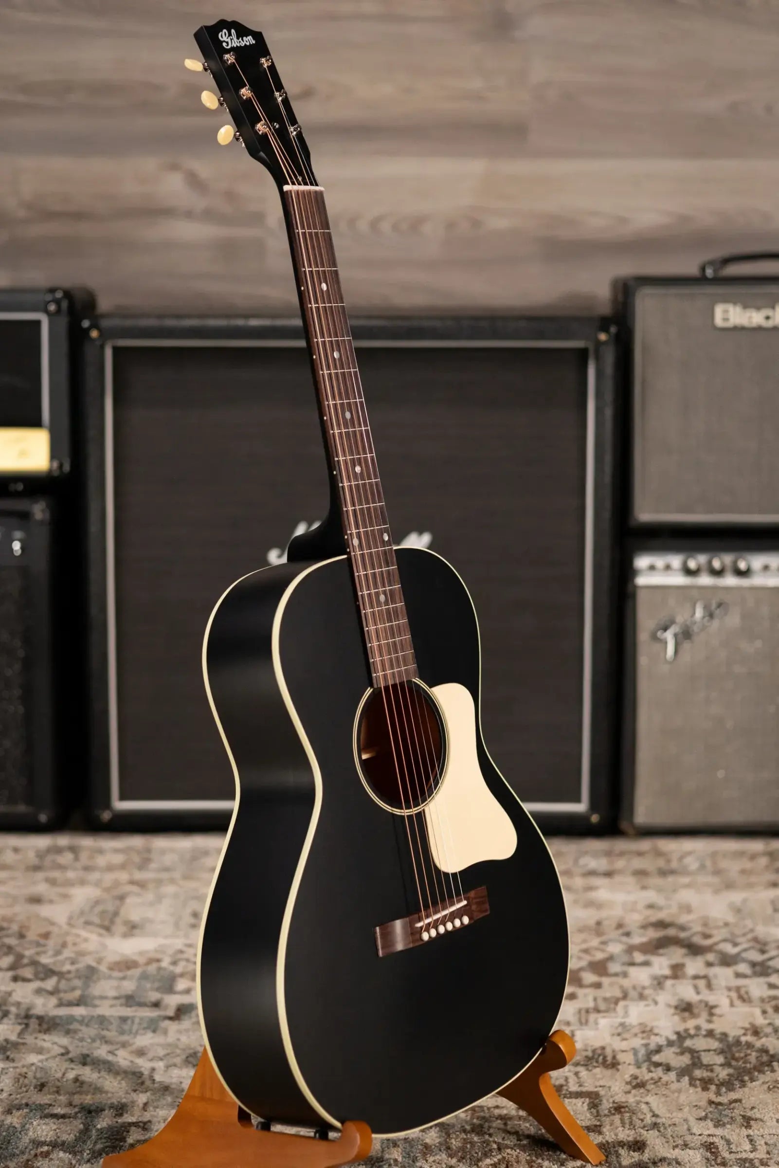 Gibson Century Collection L-00 12-Fret Acoustic Guitar - Ebony with Hardshell Case
