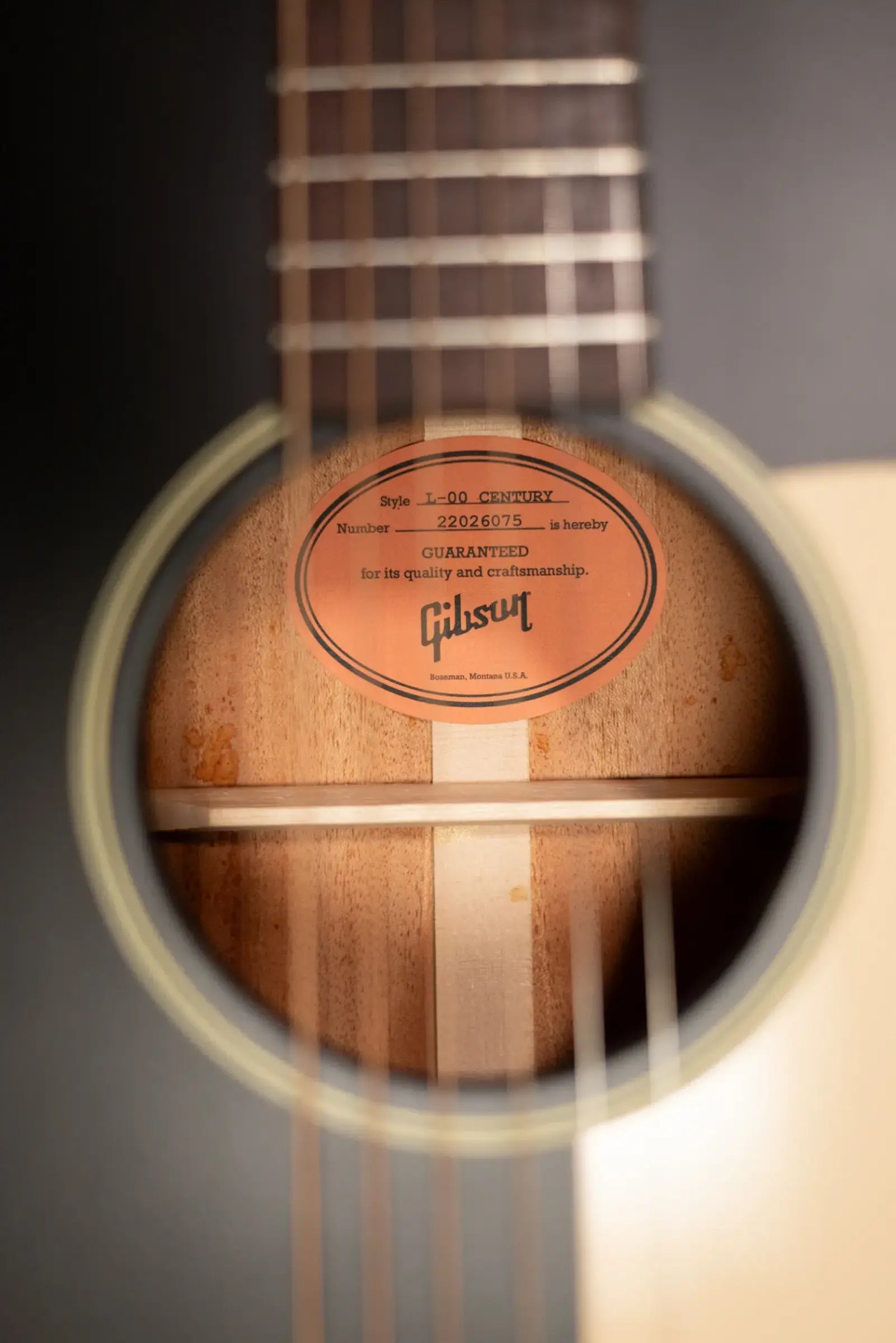 Gibson Century Collection L-00 12-Fret Acoustic Guitar - Ebony with Hardshell Case