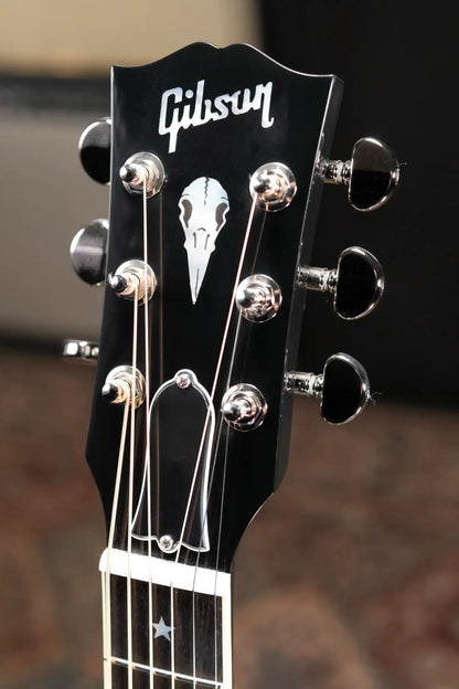 Gibson Custom Kirk Hammett Signature Raven Acoustic/Electric Guitar - Ebony with Hardshell Case