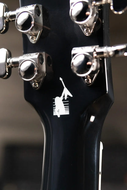 Gibson Custom Kirk Hammett Signature Raven Acoustic/Electric Guitar - Ebony with Hardshell Case