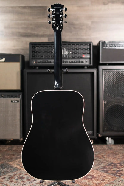 Gibson Custom Kirk Hammett Signature Raven Acoustic/Electric Guitar - Ebony with Hardshell Case