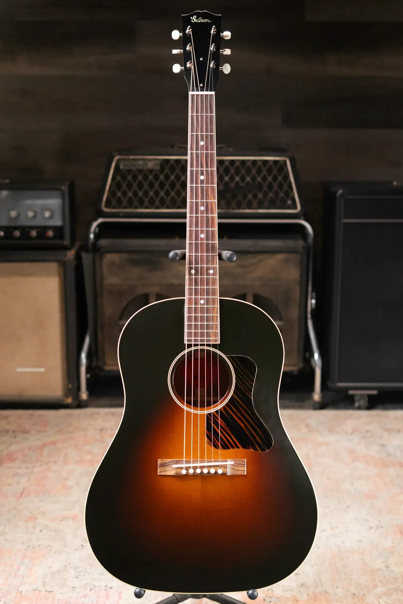 Gibson Custom Shop 1934 Jumbo Acoustic Guitar - Vintage Sunburst with Hardshell Case - Demo