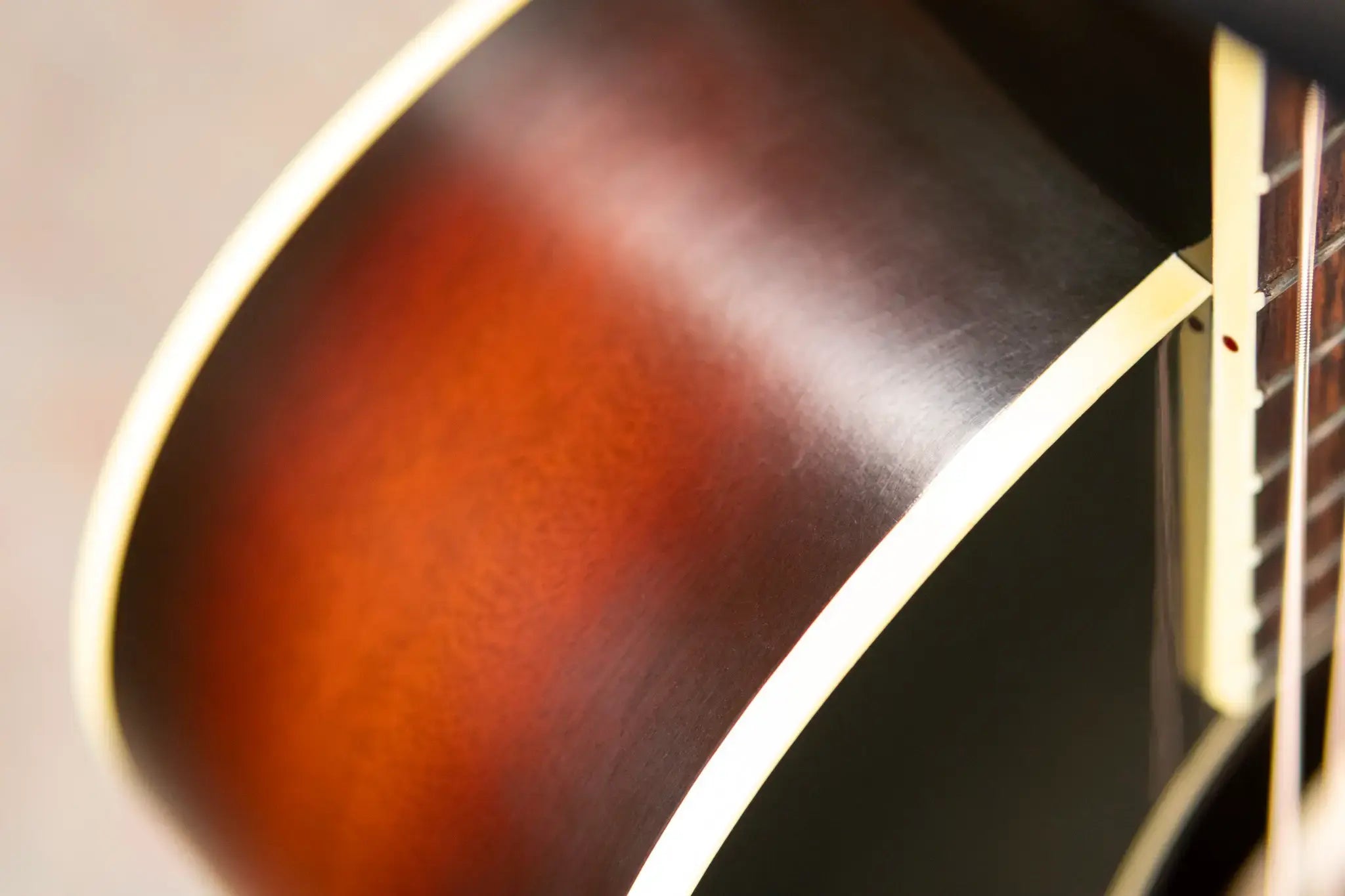 Gibson Custom Shop 1934 Jumbo Acoustic Guitar - Vintage Sunburst with Hardshell Case - Demo