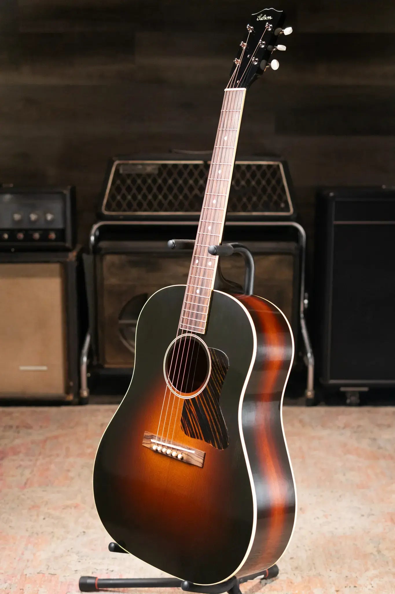 Gibson Custom Shop 1934 Jumbo Acoustic Guitar - Vintage Sunburst with Hardshell Case - Demo