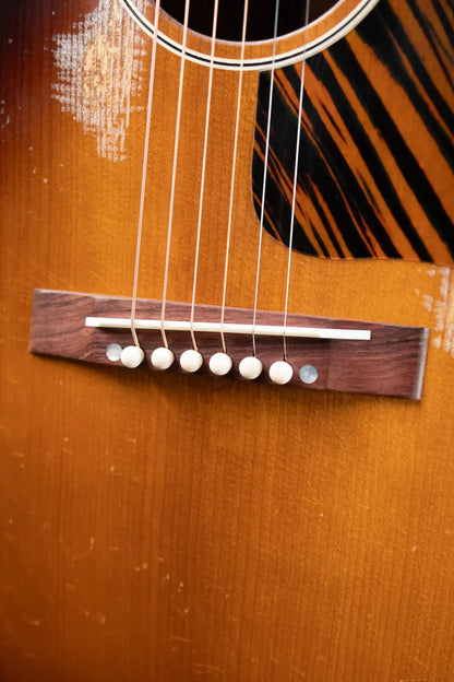 Gibson Custom Shop 1936 Advanced Jumbo Murphy Lab Heavy Aged Acoustic Guitar - Vintage Sunburst with Hardshell Case