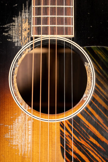 Gibson Custom Shop 1936 Advanced Jumbo Murphy Lab Heavy Aged Acoustic Guitar - Vintage Sunburst with Hardshell Case