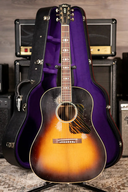 Gibson Custom Shop 1936 Advanced Jumbo Murphy Lab Heavy Aged Acoustic Guitar - Vintage Sunburst with Hardshell Case
