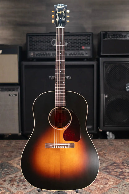 Gibson Custom Shop 1942 Banner J-45 Acoustic Guitar - Vintage Sunburst with Hardshell Case