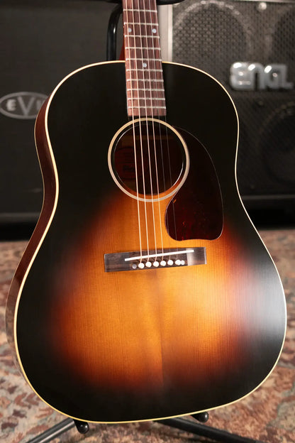 Gibson Custom Shop 1942 Banner J-45 Acoustic Guitar - Vintage Sunburst with Hardshell Case