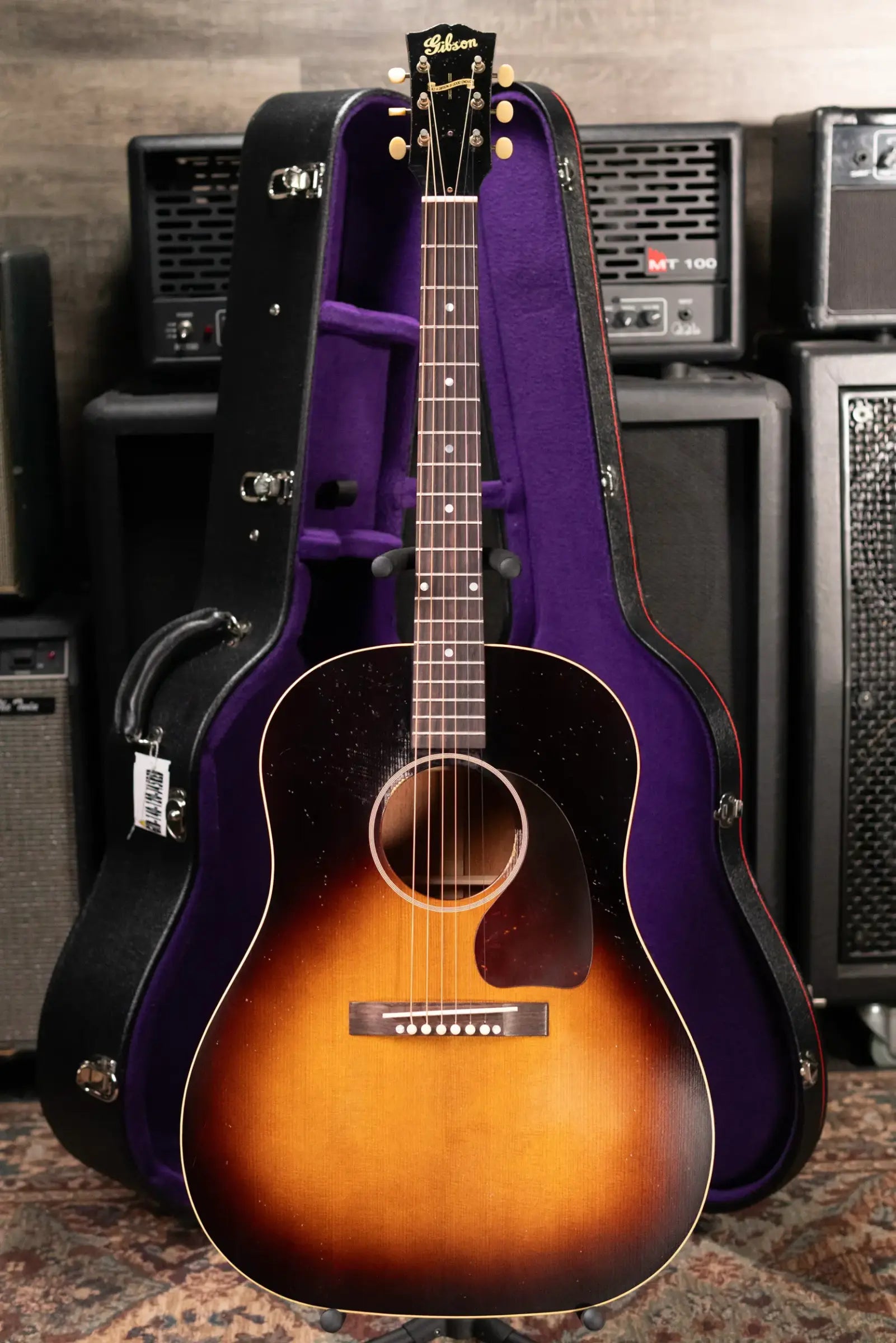 Gibson Custom Shop 1942 Banner J-45 Murphy Lab Light Aged Acoustic Guitar - Vintage Sunburst with Hardshell Case