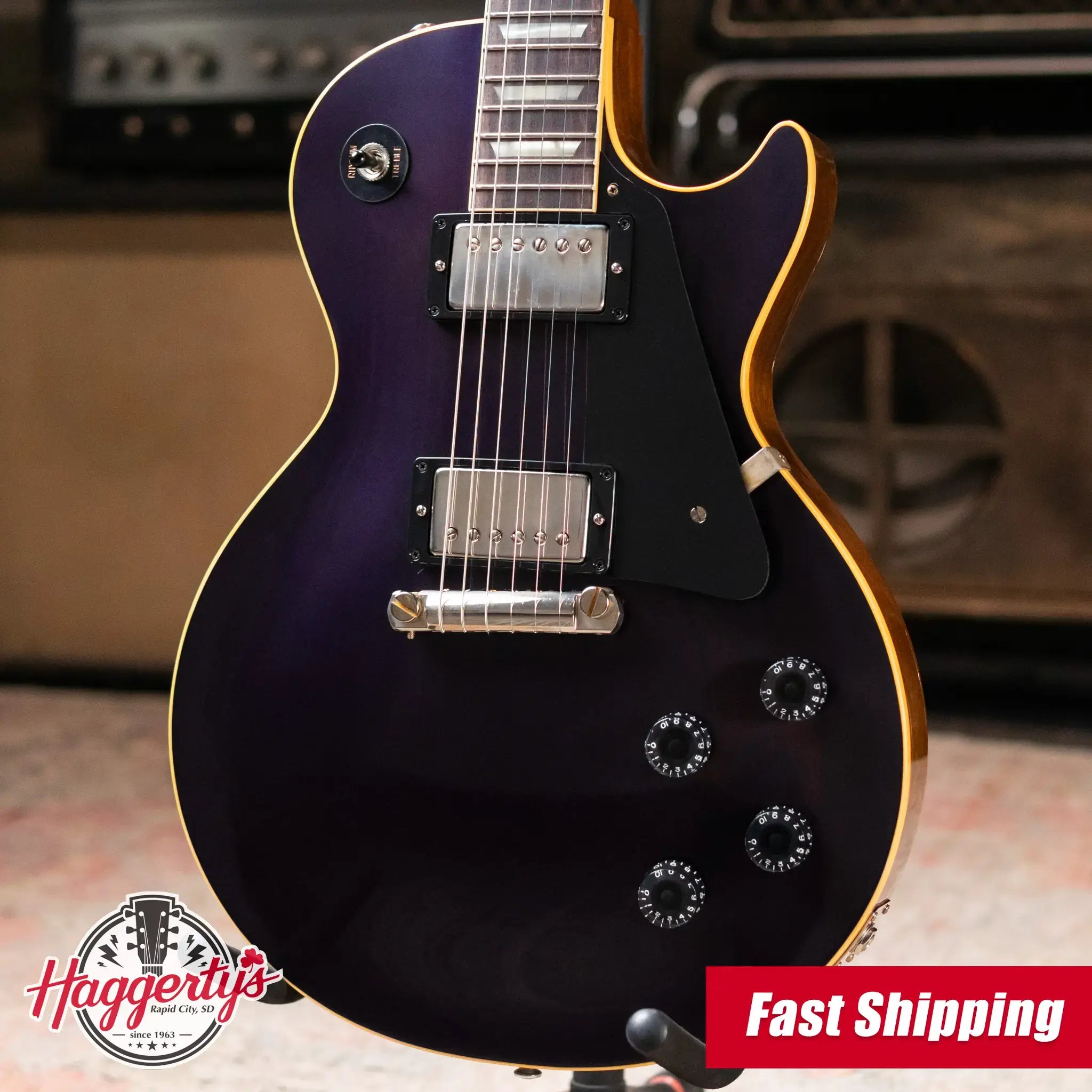 Gibson Custom Shop 1954 Les Paul Standard VOS Electric Guitar - Candy Apple Blue with Hardshell Case