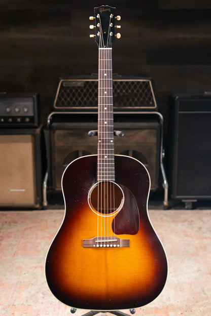 Gibson Custom Shop 1955 J-45 Murphy Lab Light Aged Acoustic Guitar - Vintage Sunburst with Hardshell Case