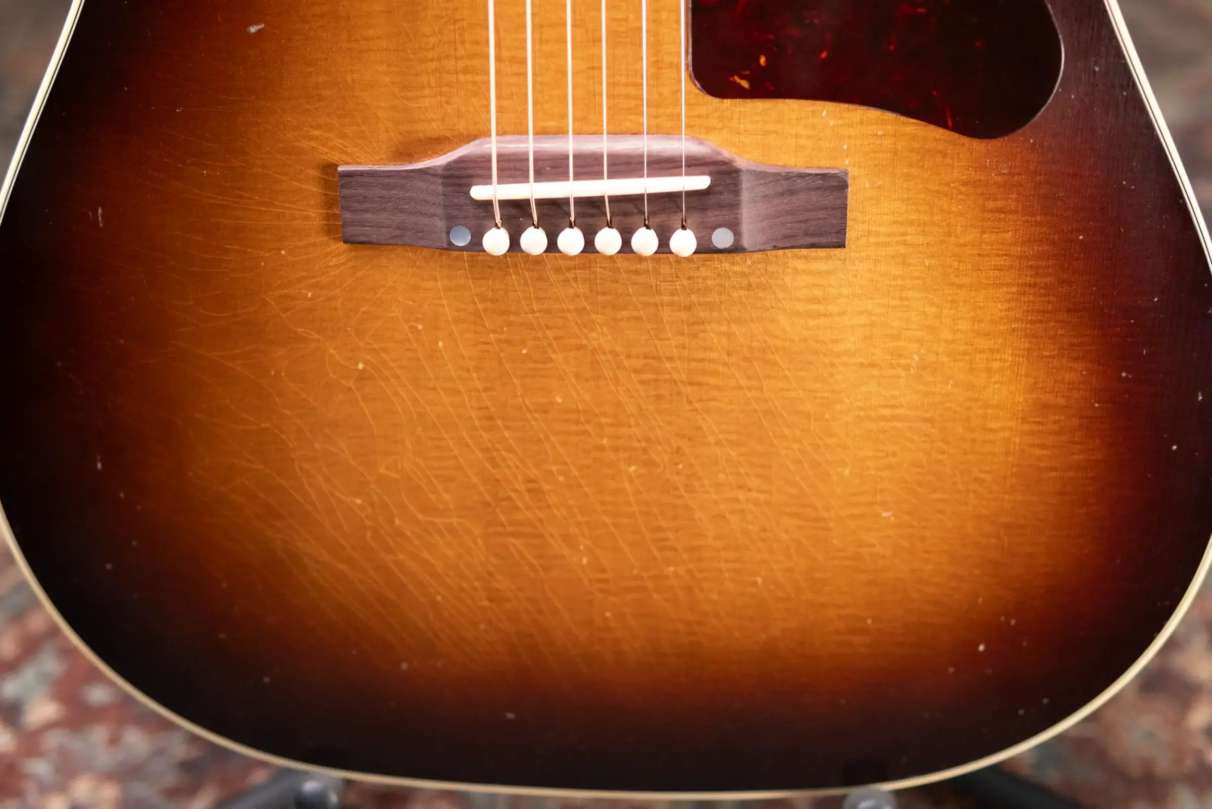 Gibson Custom Shop 1955 J-45 Murphy Lab Light Aged Acoustic Guitar - Vintage Sunburst with Hardshell Case