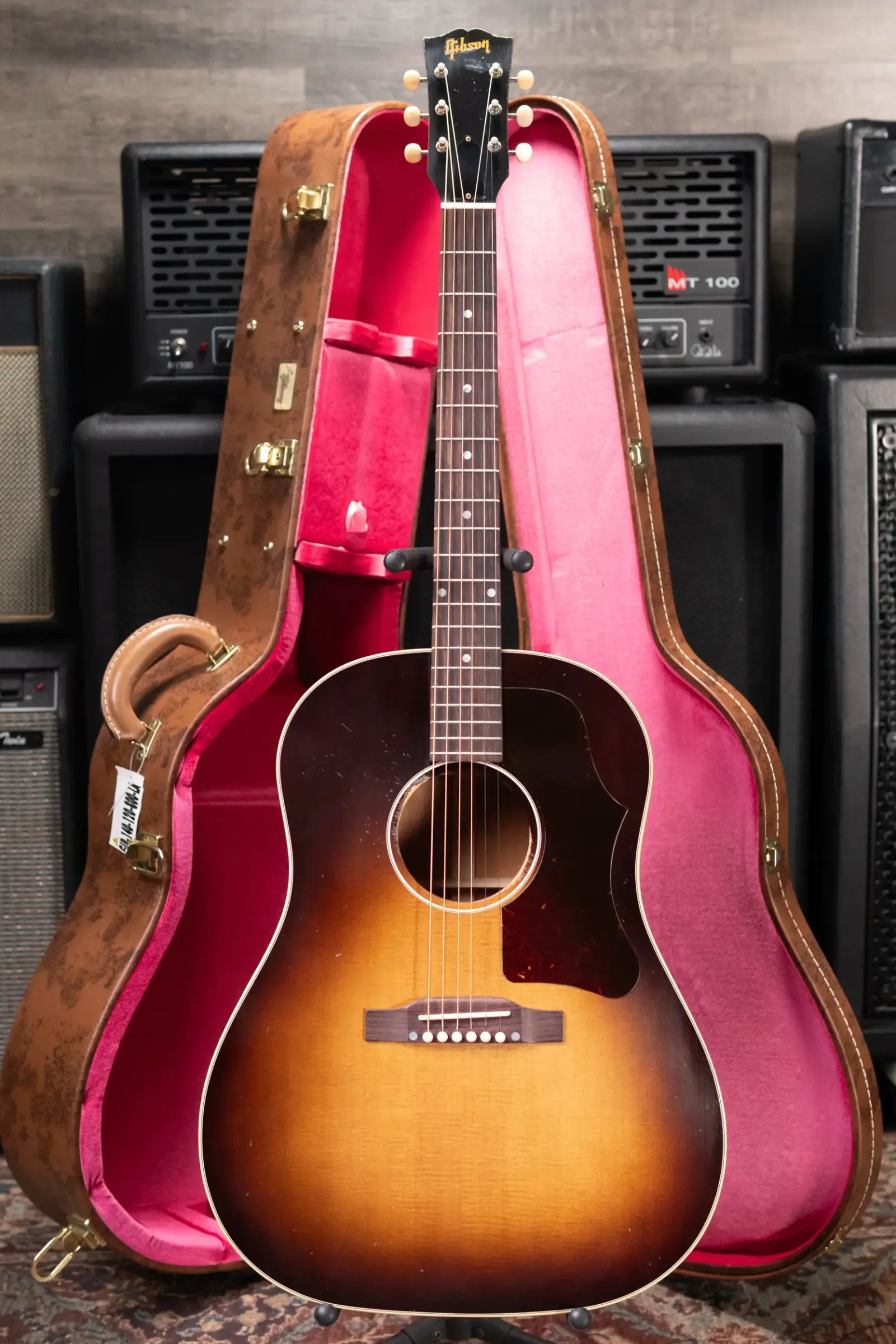 Gibson Custom Shop 1955 J-45 Murphy Lab Light Aged Acoustic Guitar - Vintage Sunburst with Hardshell Case