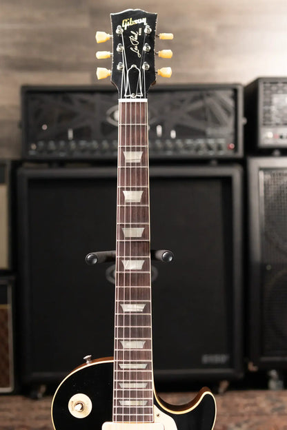 Gibson Custom Shop 1956 Les Paul Standard Bigsby Murphy Lab Light Aged Electric Guitar - Ebony Top with Hardshell Case