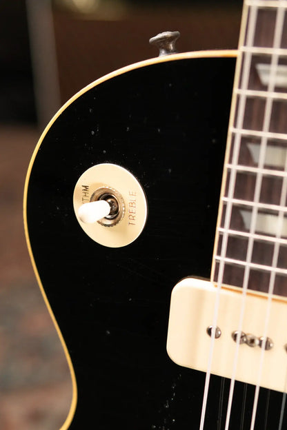 Gibson Custom Shop 1956 Les Paul Standard Bigsby Murphy Lab Light Aged Electric Guitar - Ebony Top with Hardshell Case