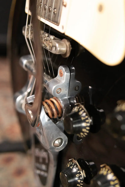 Gibson Custom Shop 1956 Les Paul Standard Bigsby Murphy Lab Light Aged Electric Guitar - Ebony Top with Hardshell Case