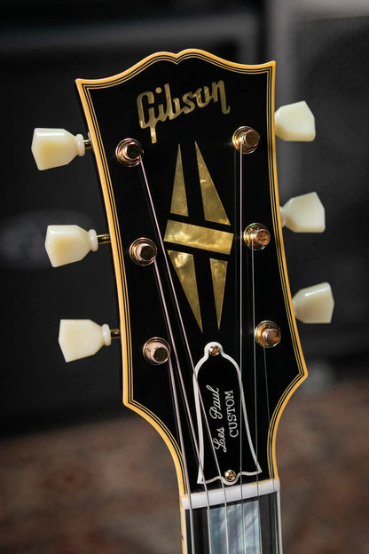 Gibson Custom Shop 1957 Les Paul Custom Reissue 2 Pickup VOS Electric Guitar - Ebony with Hardshell Case