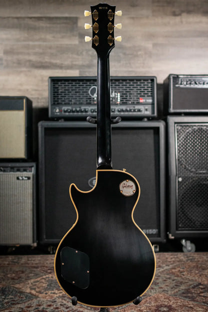 Gibson Custom Shop 1957 Les Paul Custom Reissue 2 Pickup VOS Electric Guitar - Ebony with Hardshell Case