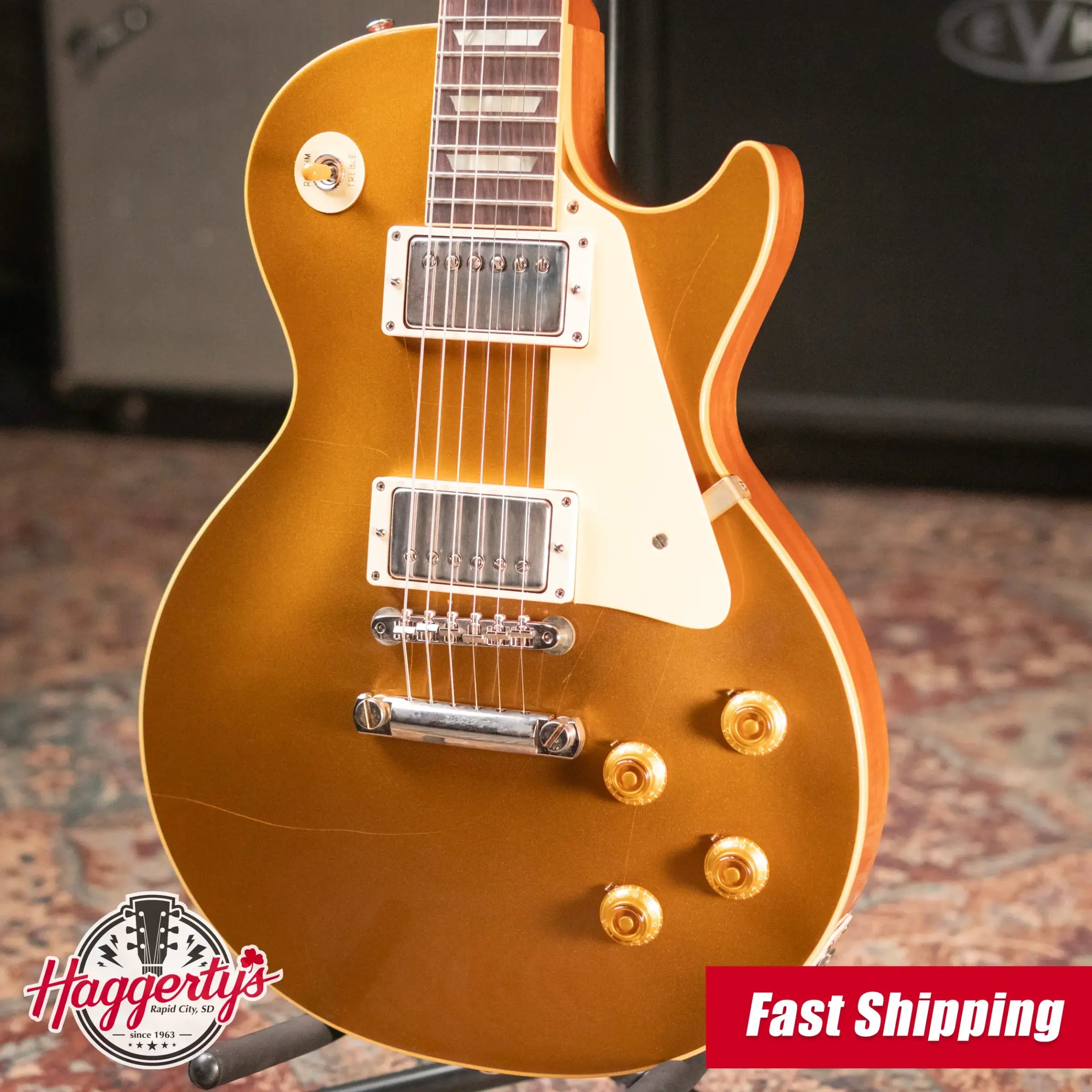 Gibson Custom Shop 1957 Les Paul Goldtop Reissue VOS Electric Guitar - Double Gold with Hardshell Case - Used