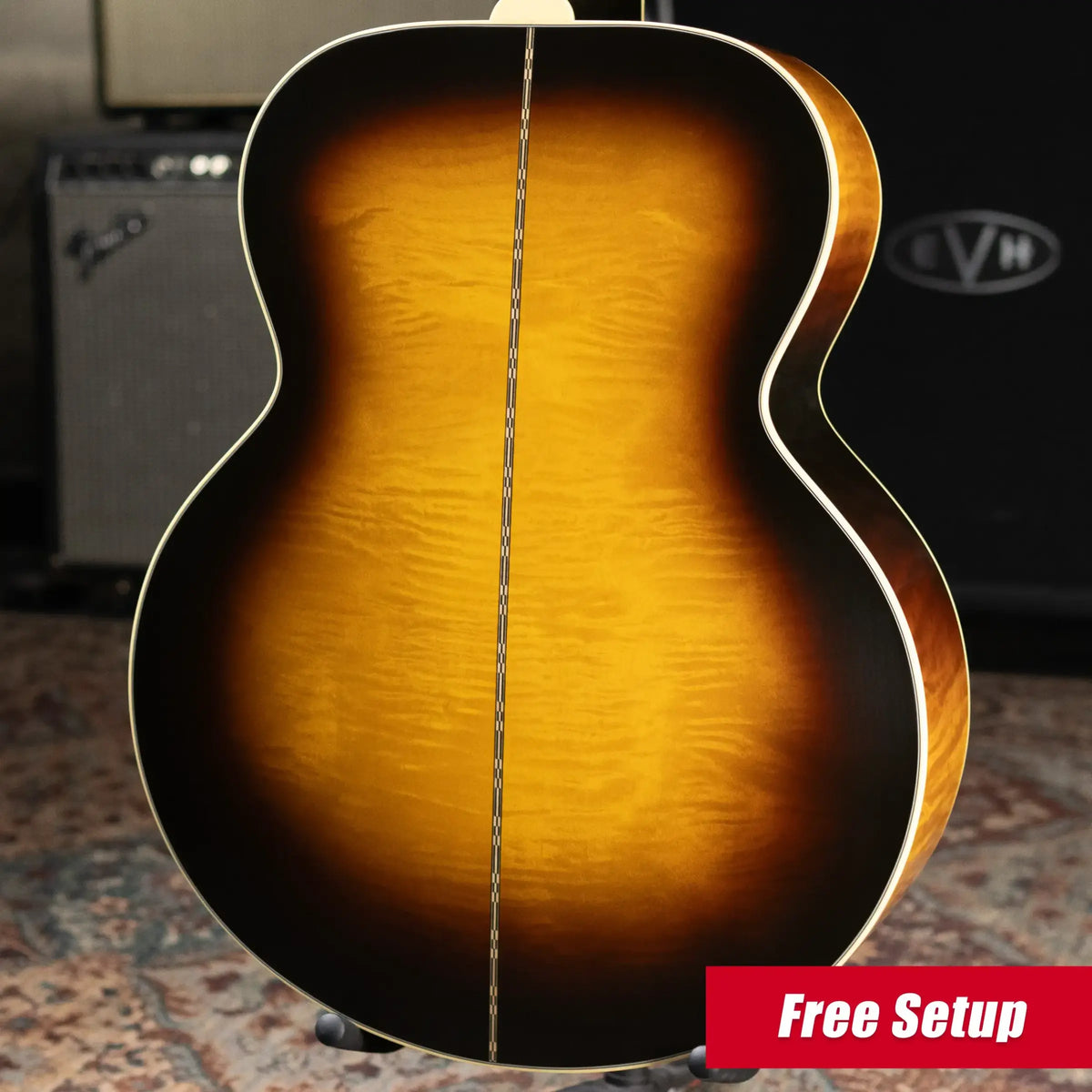Gibson Custom Shop 1957 SJ-200 Acoustic Guitar - Vintage Sunburst with Hardshell Case
