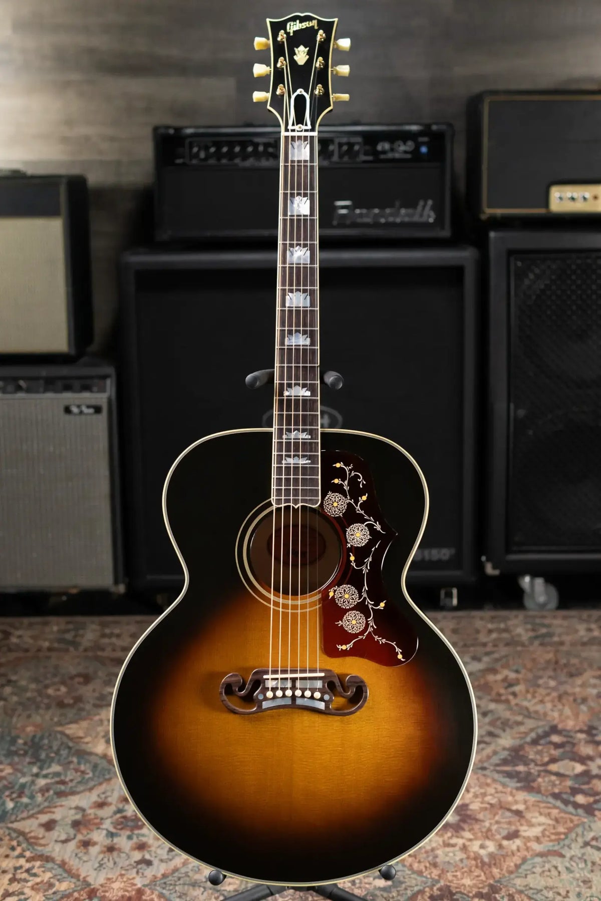 Gibson Custom Shop 1957 SJ-200 Acoustic Guitar - Vintage Sunburst with Hardshell Case